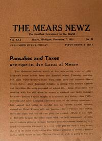 Page 1 of Pancakes and Taxes are ripe in the Land of Mears