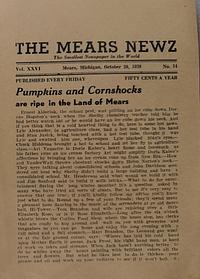 Page 1 of Pumpkins and Cornshocks are ripe in the Land of Mears