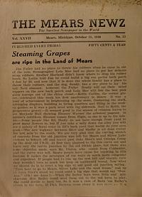 Page 1 of Steaming Grapes are ripe in the Land of Mears