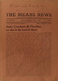Page 1 of Soda Crackers & Firetlies are ripe in the Land of Mears