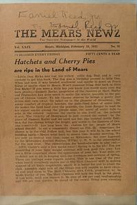 Page 1 of Hatchets and Cherry Pies are ripe in the Land of Mears