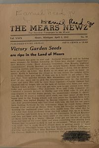 Page 1 of Victory Garden Seeds are ripe in the Land of Mears