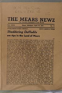 Page 1 of Shuddering Daffodils are ripe in the Land of Mears