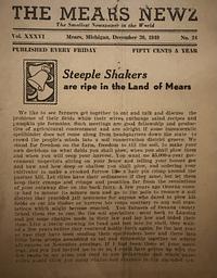 Page 1 of Steeple Shakers are ripe in the Land of Mears