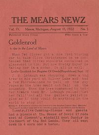 Page 1 of Goldenrod is ripe in the Land of Mears