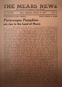 Page 1 of Picturesque Pumpkins are ripe in the Land of Mears