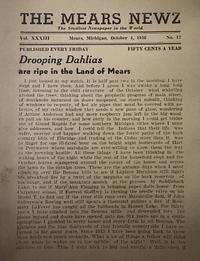 Page 1 of Drooping Dahlias are ripe in the Land of Mears