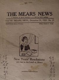 Page 1 of New Years ' Resolutions are ripe in the Land of Mears
