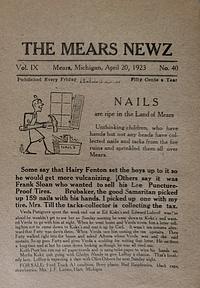Page 1 of NAILS are ripe in the Land of Mears
